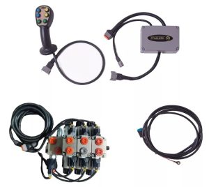 Kit Comando Eletro - Hidráulico 3 Vias C/ retenção e Joystick